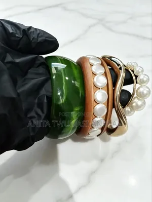 Stacked Bangle and Statement Earrings Set