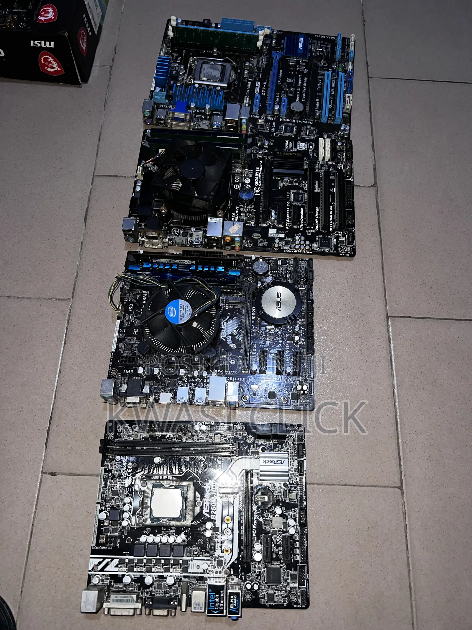 3rd, 4th and 6th Gen Motherboards and CPU