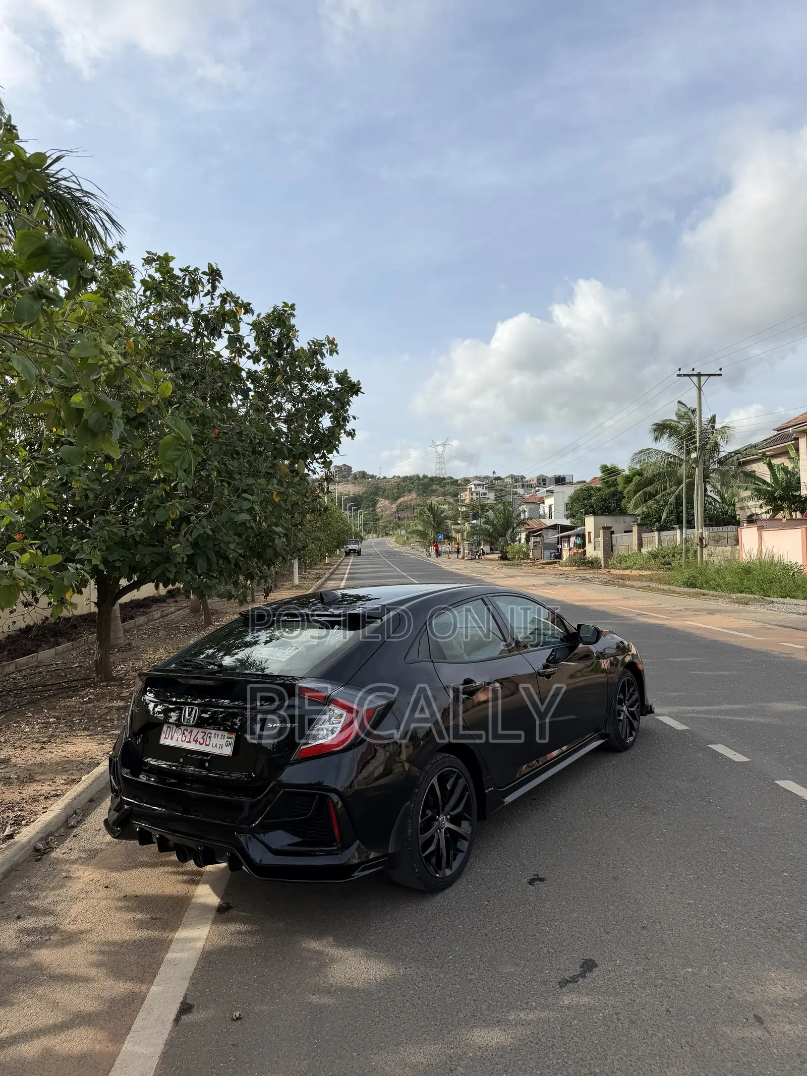 Honda Civic Sport Hatchback 2020 Black