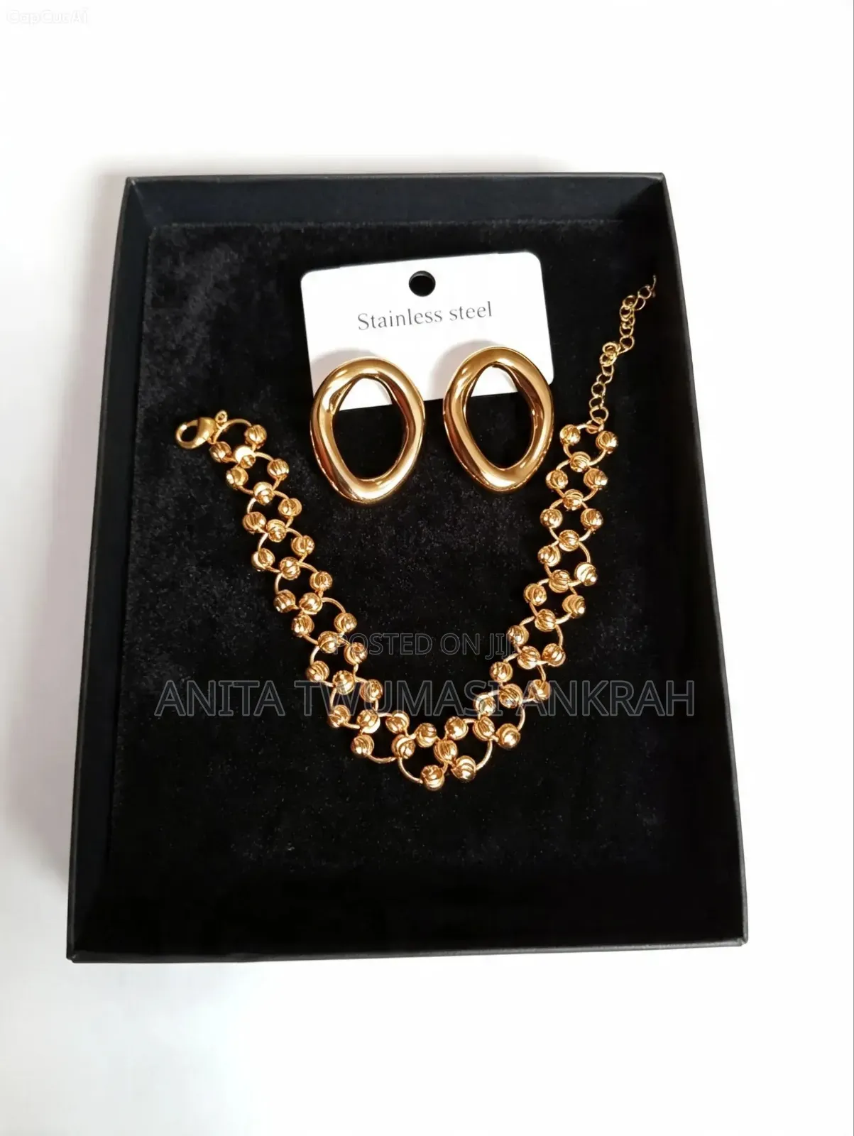 Bracelet and Earrings Set