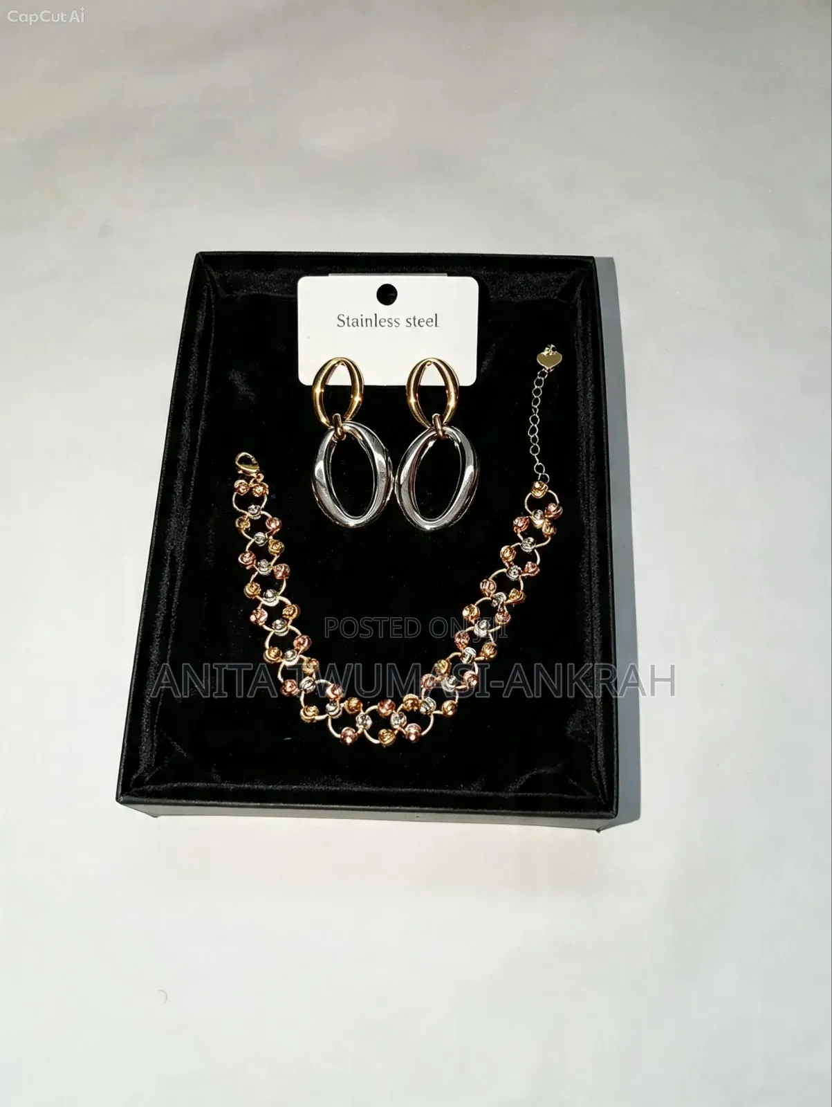 Bracelet and Earrings Set