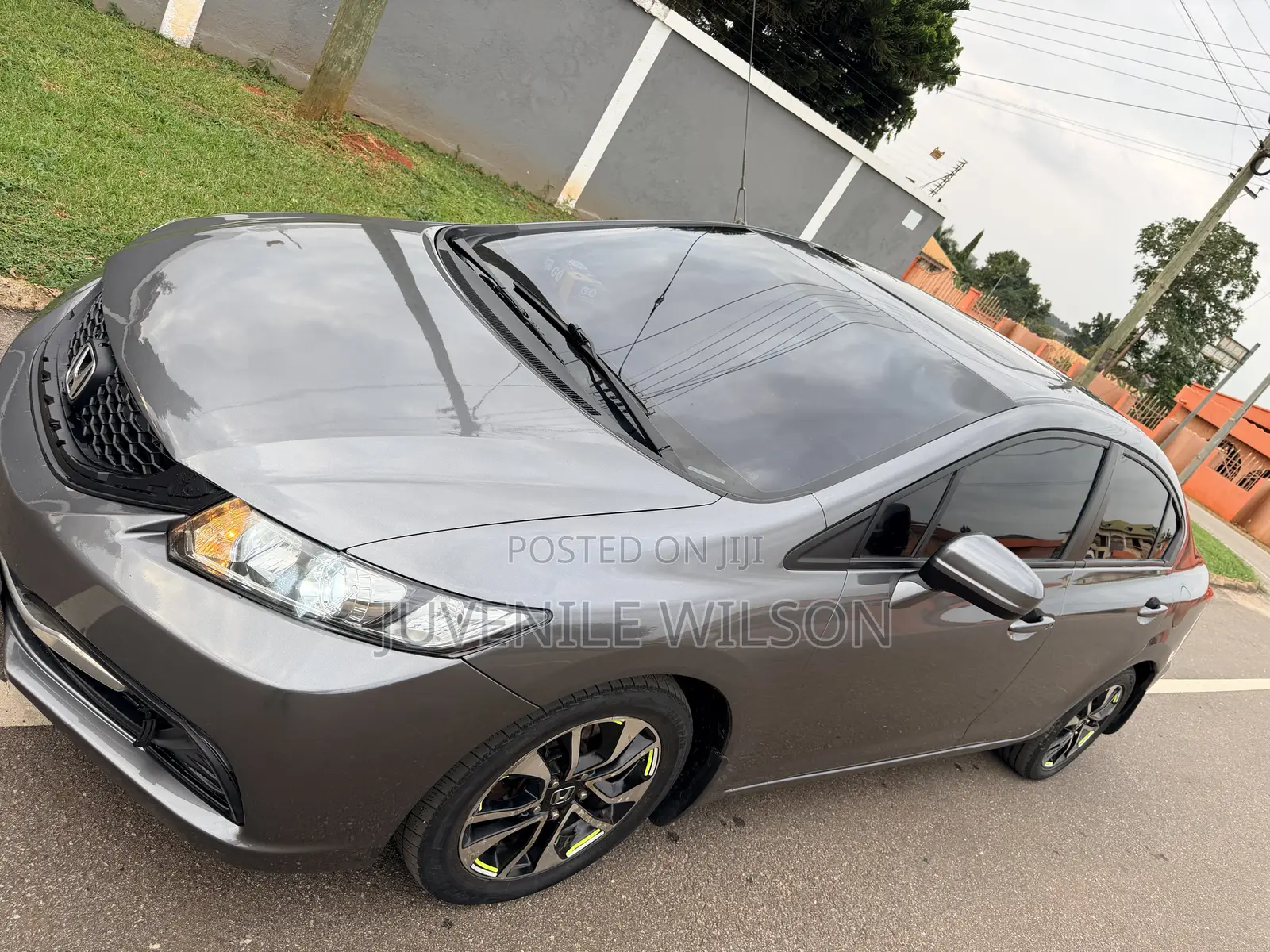 Honda Civic LX 4dr Sedan (1.8L 4cyl 5M) 2015 Gray
