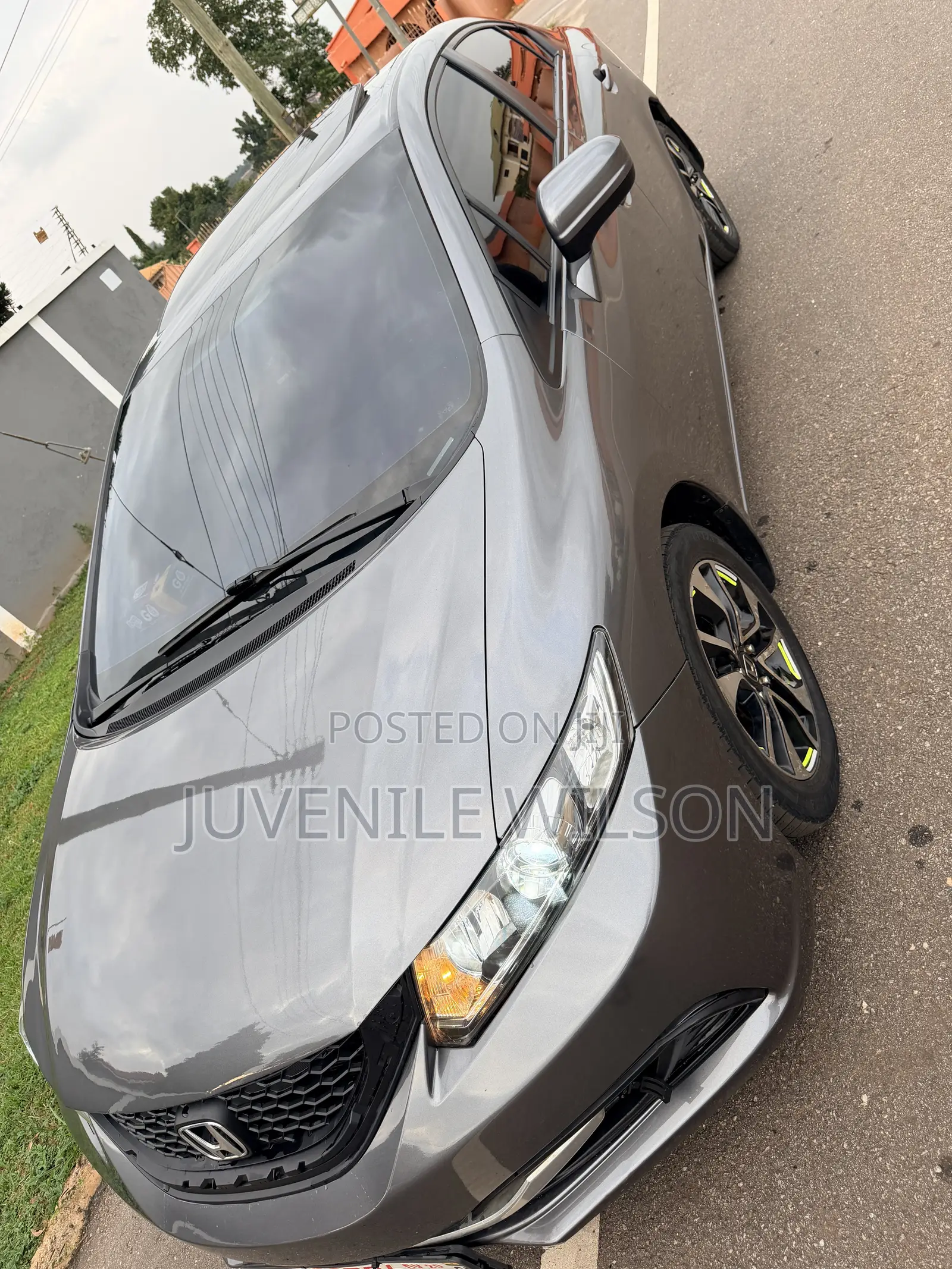 Honda Civic LX 4dr Sedan (1.8L 4cyl 5M) 2015 Gray