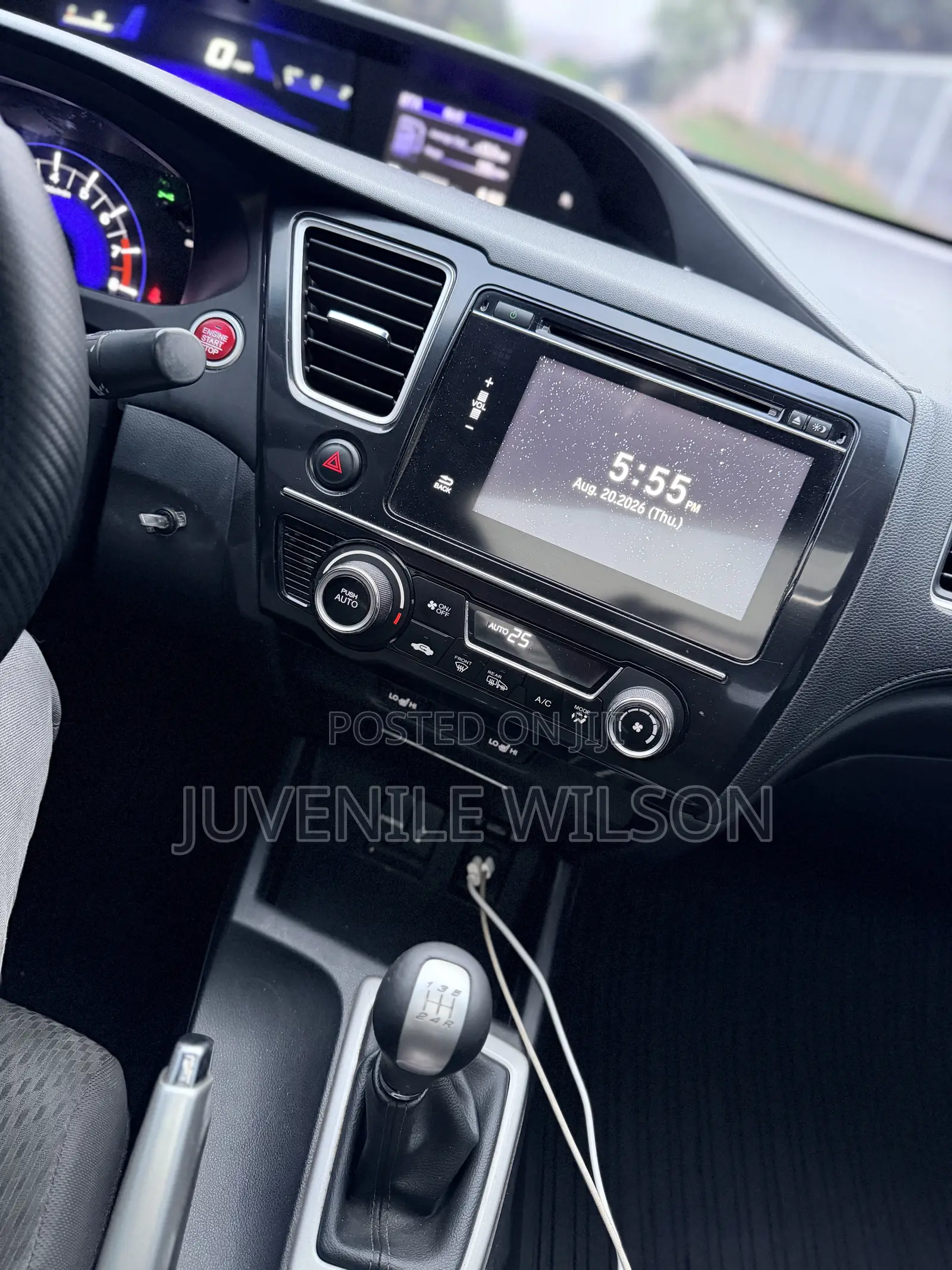 Honda Civic LX 4dr Sedan (1.8L 4cyl 5M) 2015 Gray