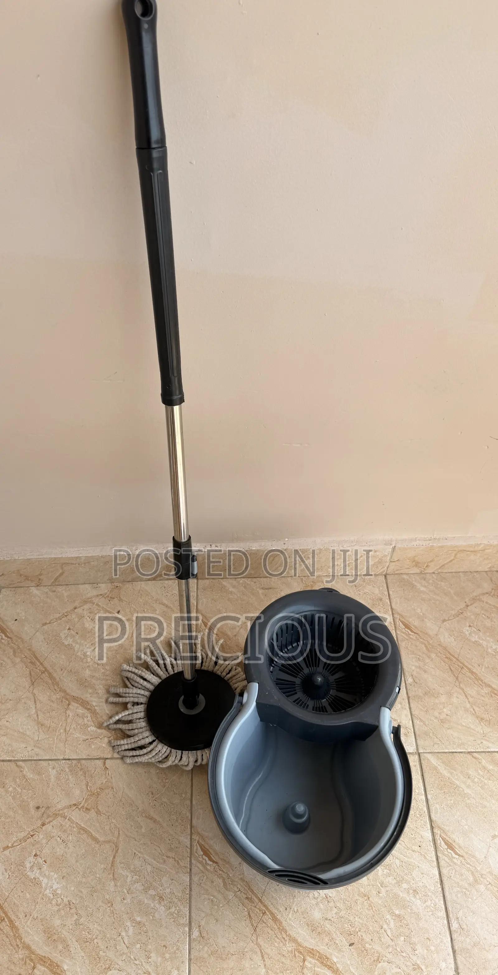 360° Spin Mop Bucket Set With Wringer