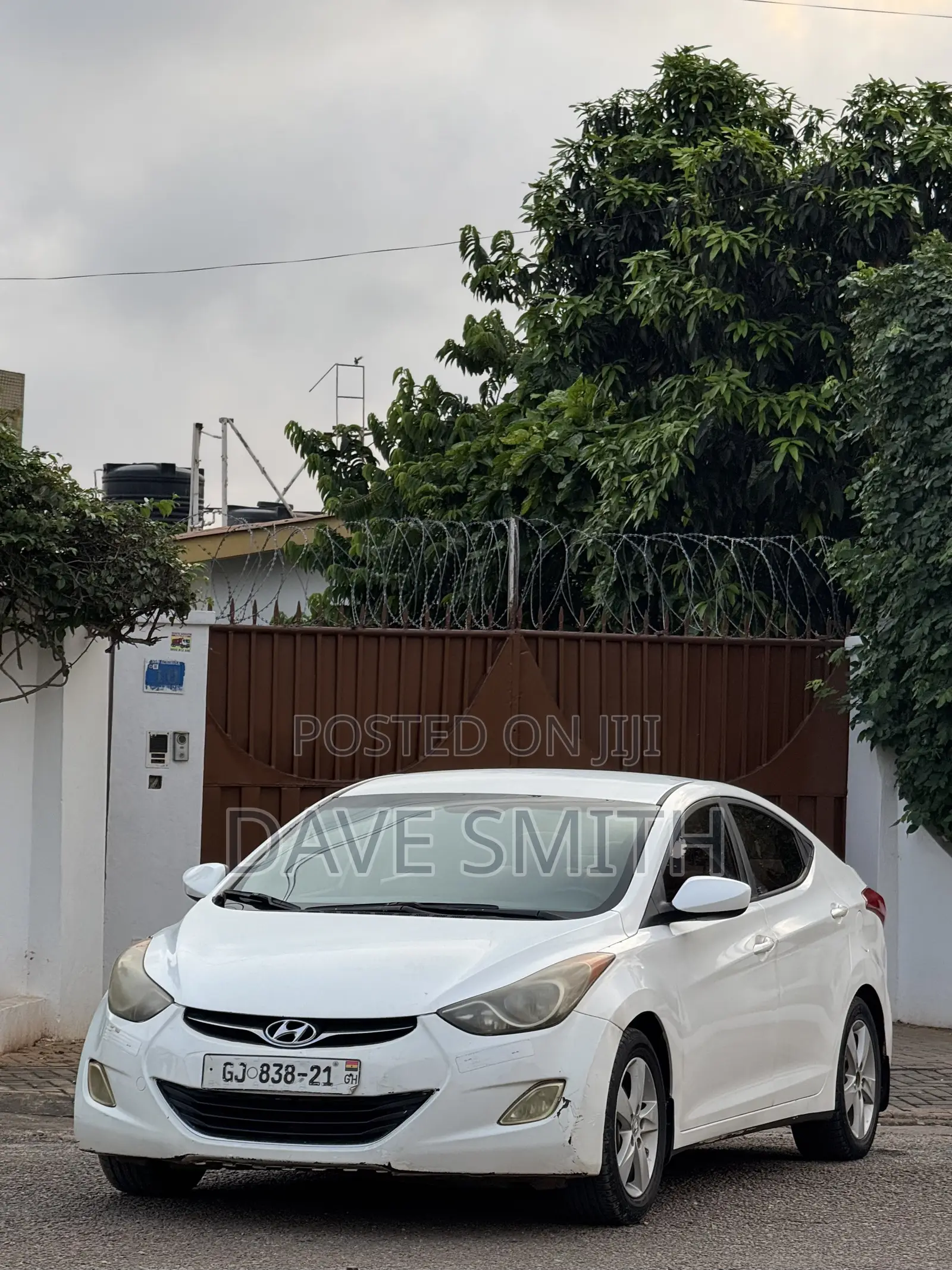 Hyundai Elantra GLS Sedan FWD (1.8L 4cyl 6A) 2013 White