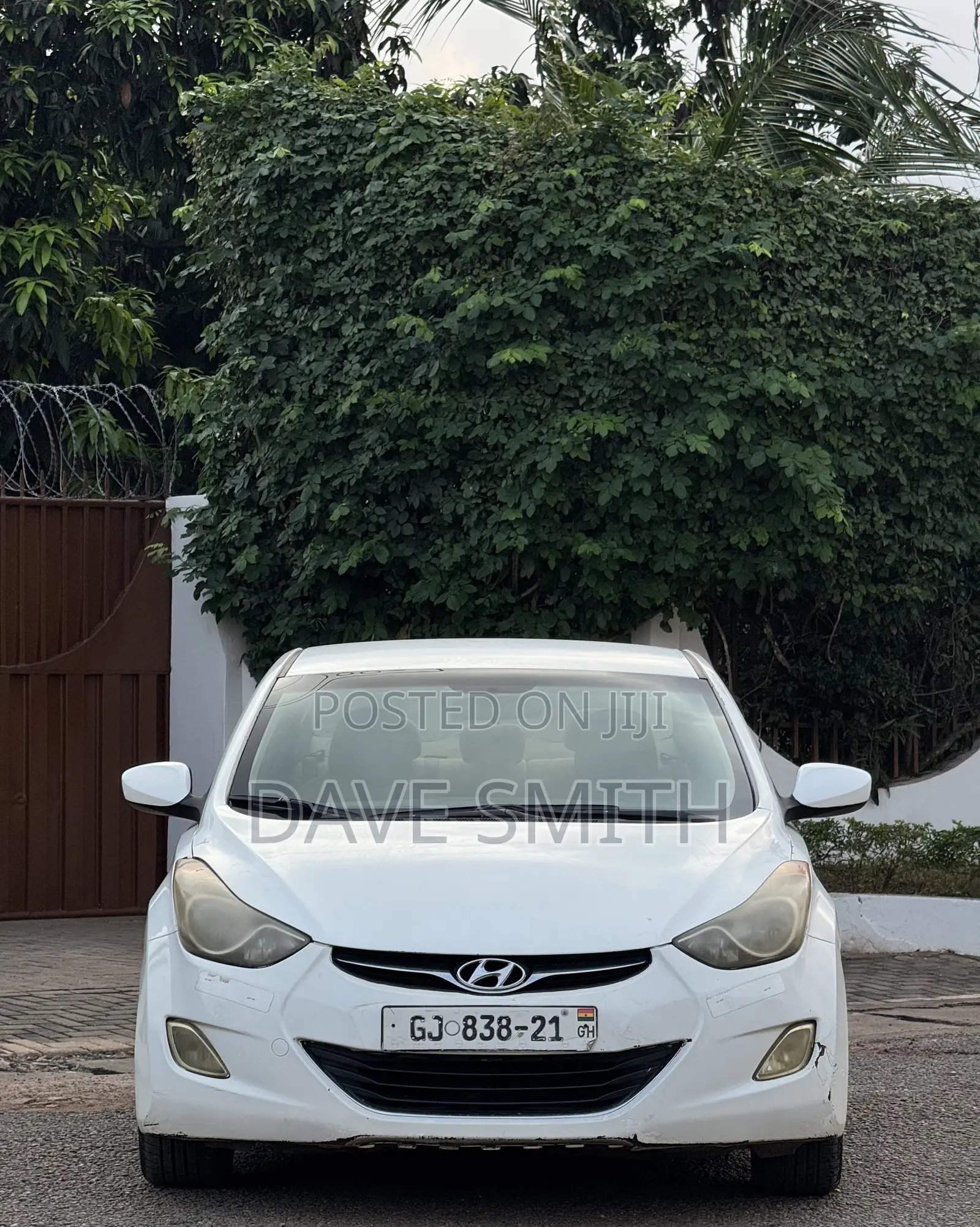 Hyundai Elantra GLS Sedan FWD (1.8L 4cyl 6A) 2013 White