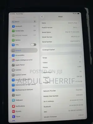 Apple iPad Air 11 (2024) 256 GB Gray