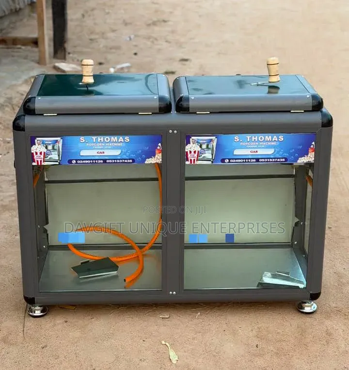 Double Gas Popcorn Machine