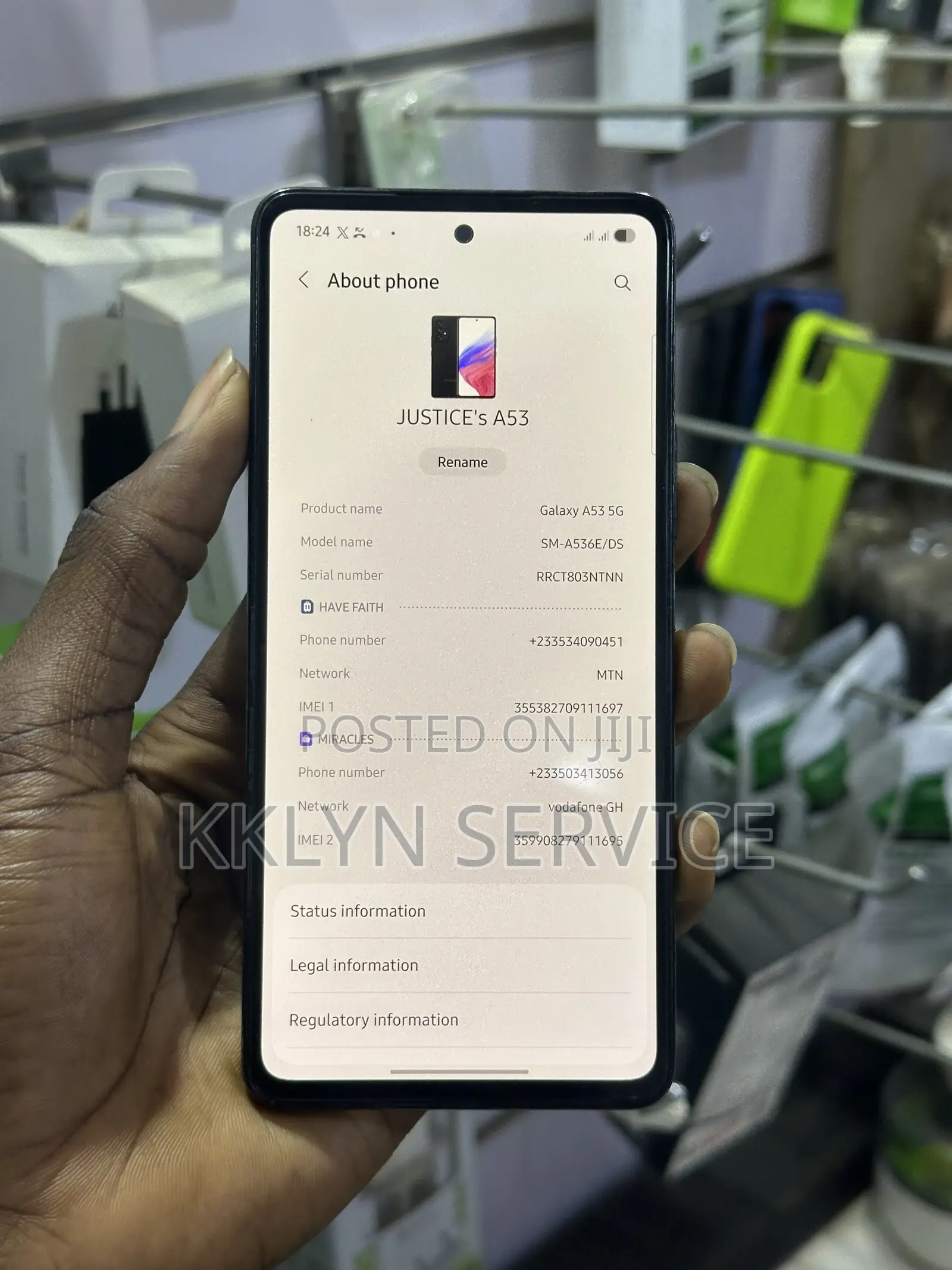 Samsung Galaxy A53 5G 256 GB Black
