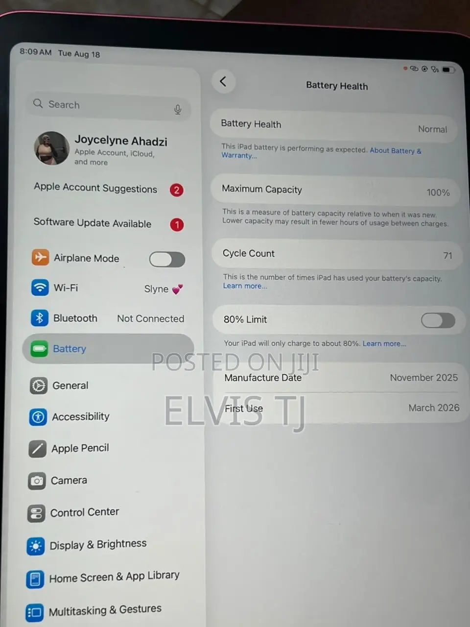 Apple iPad Air 128 GB Pink