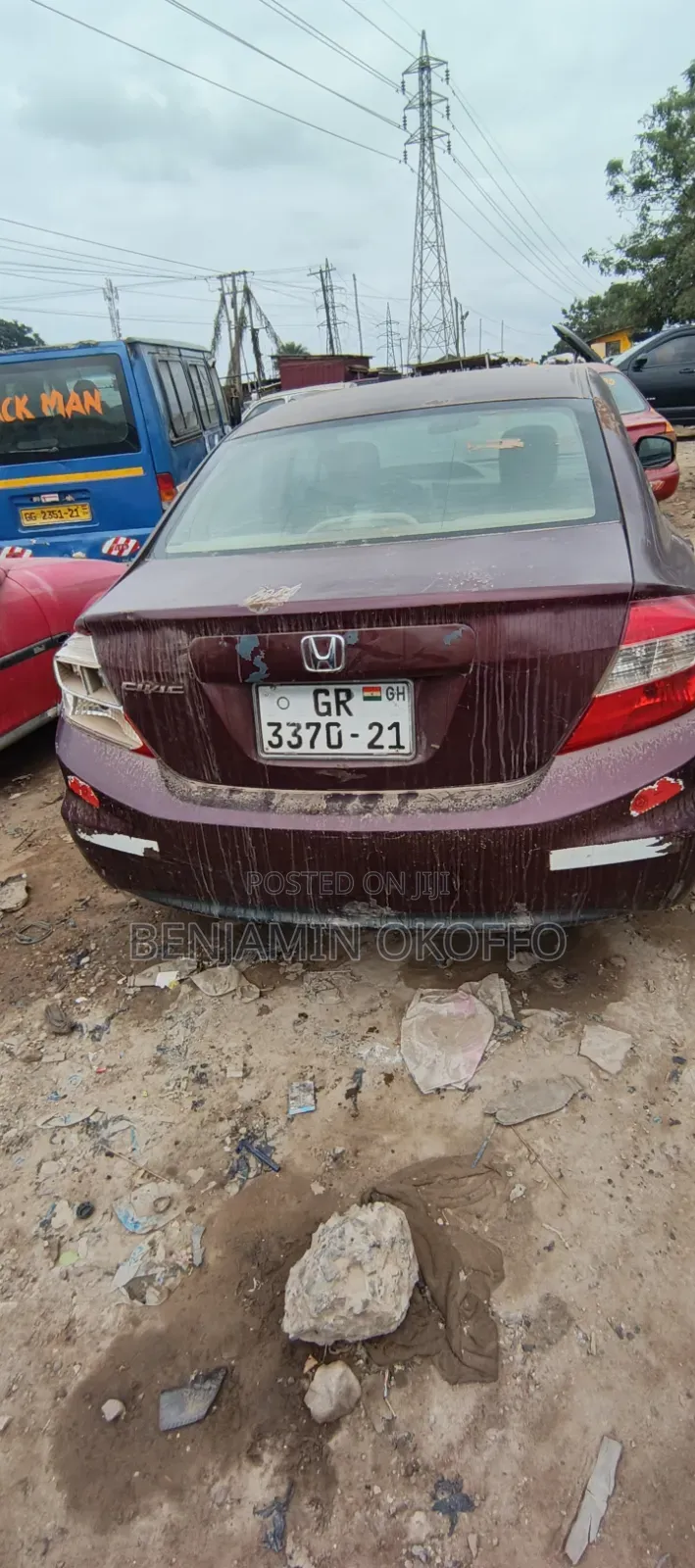 Honda Civic 2012 Burgundy