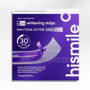 Hismile V34 Purple Teeth Whitening Stripes 14pcs/Box