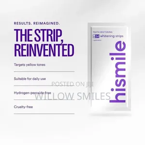 Hismile V34 Purple Teeth Whitening Stripes 14pcs/Box