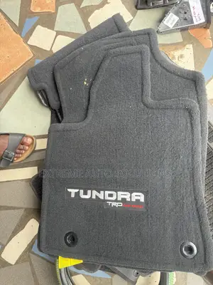 Complete Toyota Tundra D-Cab 2015-2020 Black TRD Pro Carpet Mats