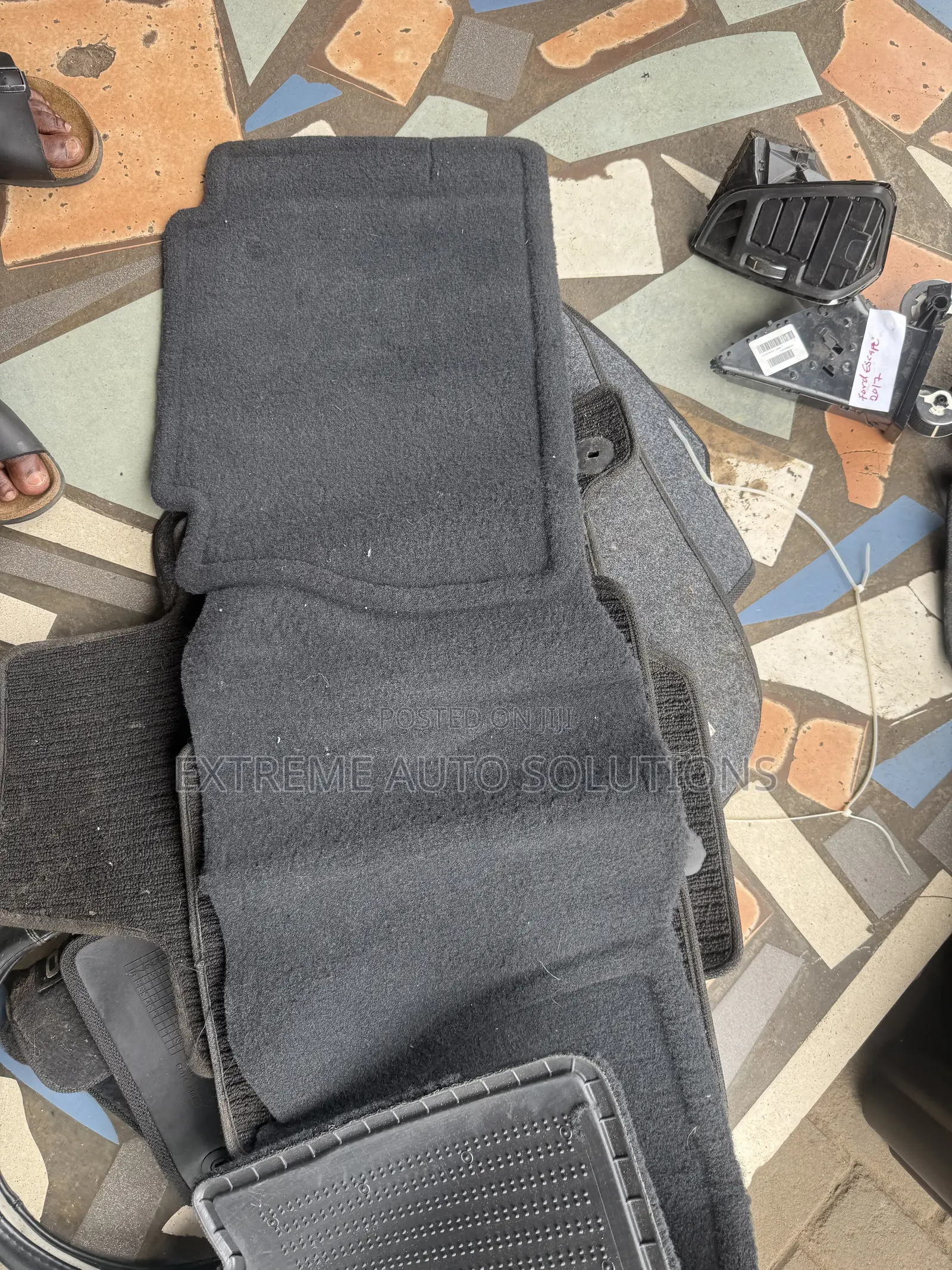 Complete Toyota Tundra D-Cab 2015-2020 Black TRD Pro Carpet Mats