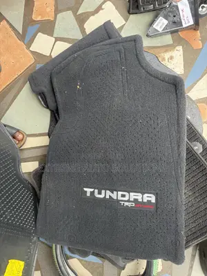 Complete Toyota Tundra D-Cab 2015-2020 Black TRD Pro Carpet Mats