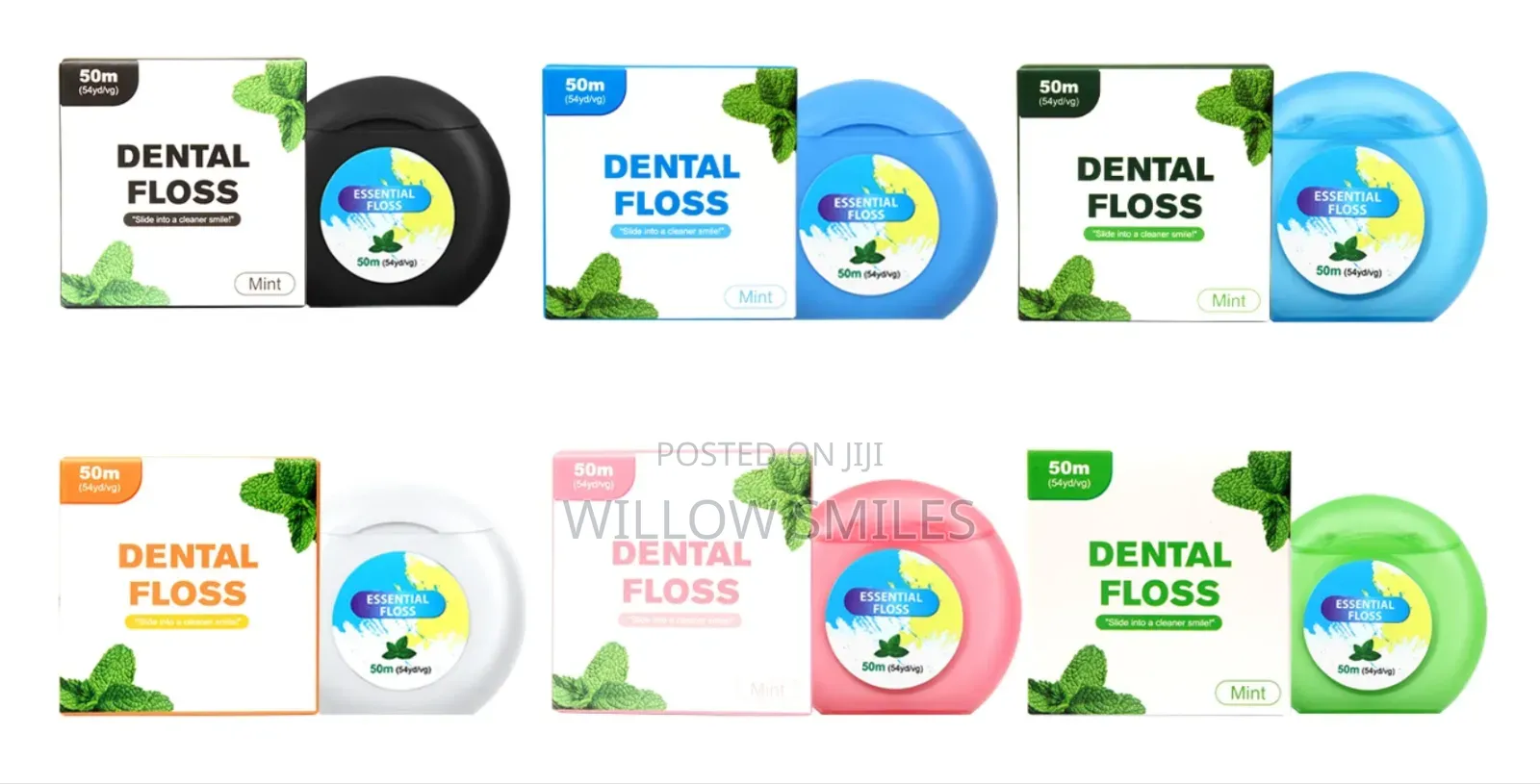 Dental Floss String Infused With Mint