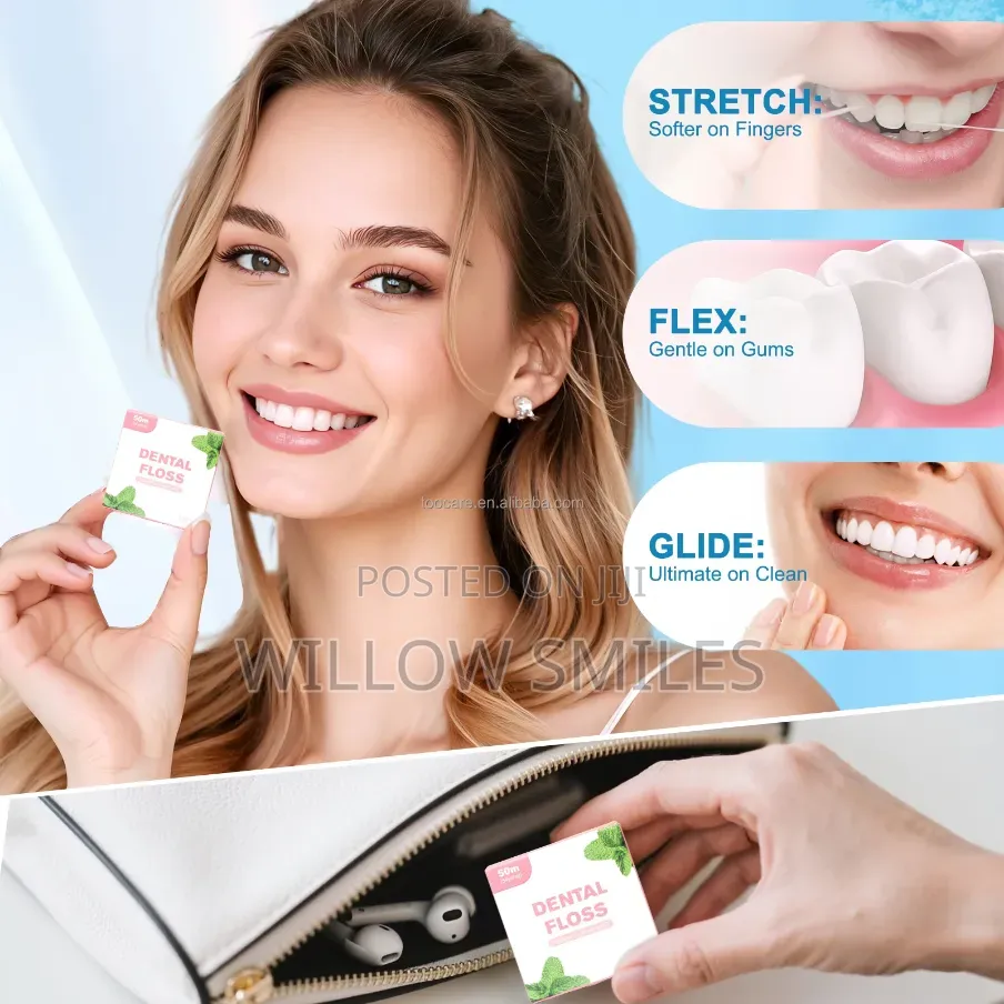 Dental Floss String Infused With Mint