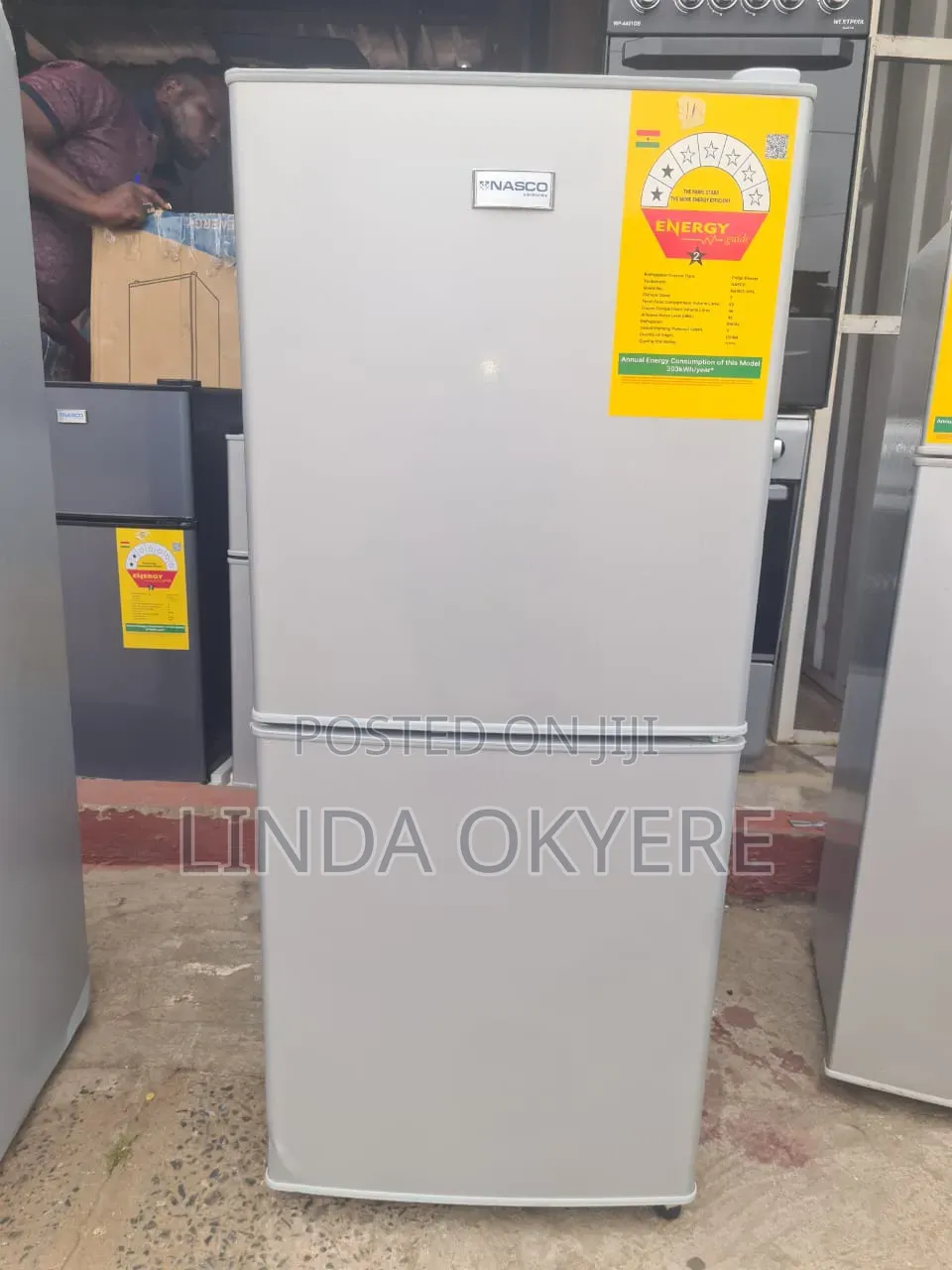 Latest Nasco Double Door Fridge 106 Liters Bottom Freezer