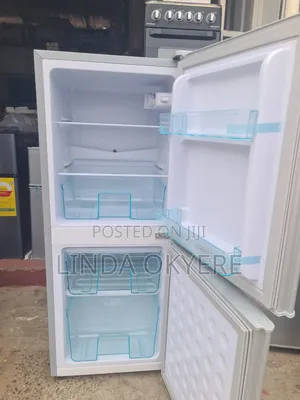 Latest Nasco Double Door Fridge 106 Liters Bottom Freezer