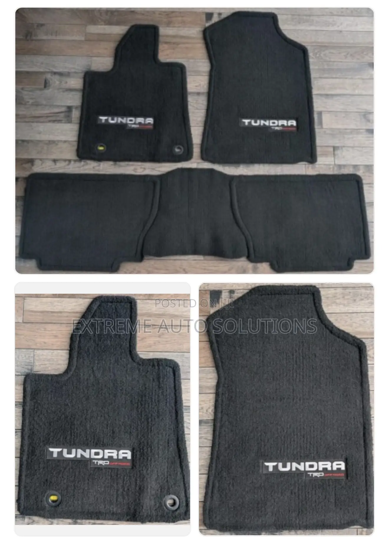 Tundra 2015-2020 Black TRD Pro Carpet Mats