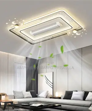 Luxury A.C Fan With Light, Voice Control Remote Control