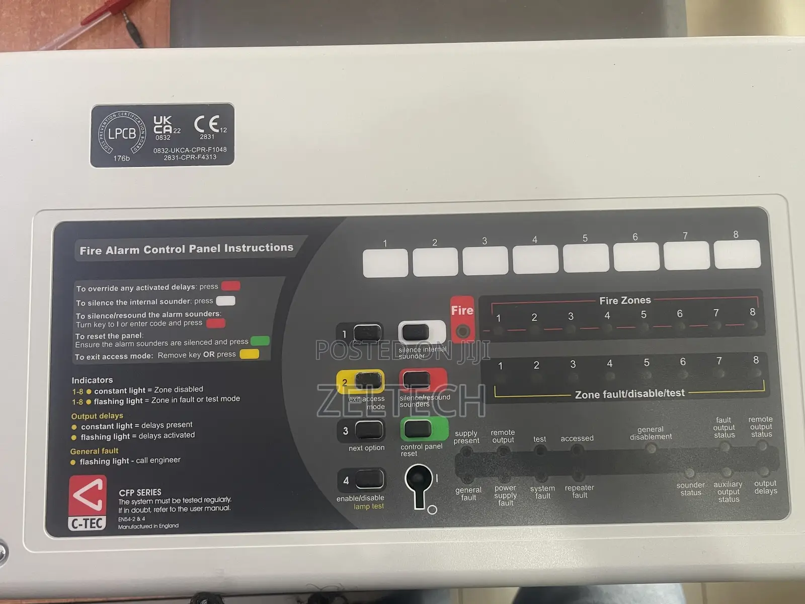 C-Tech Conventional 2 Zone Panel