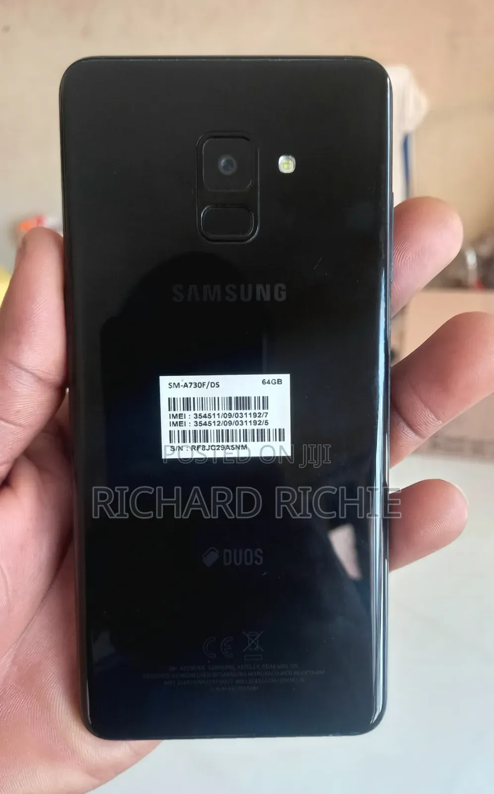 Samsung Galaxy A8 Plus 64 GB Black