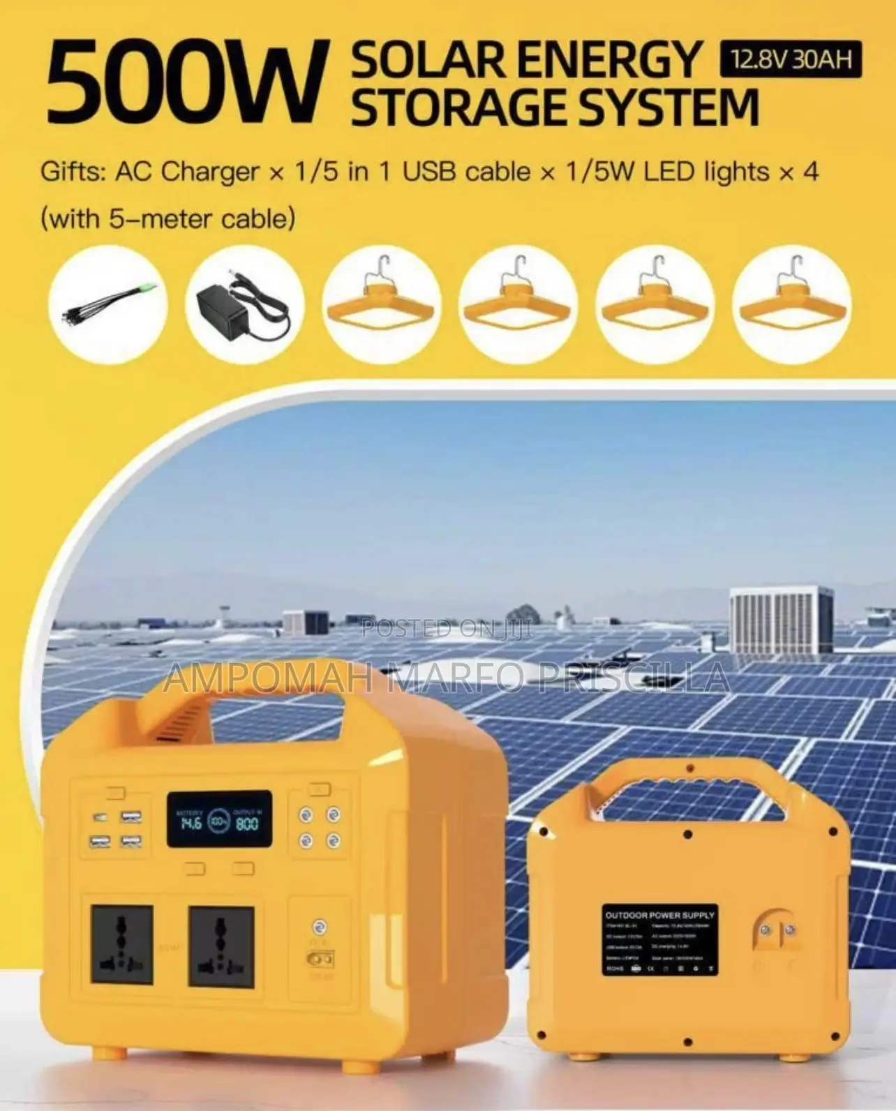 Portable Power Storage 500w