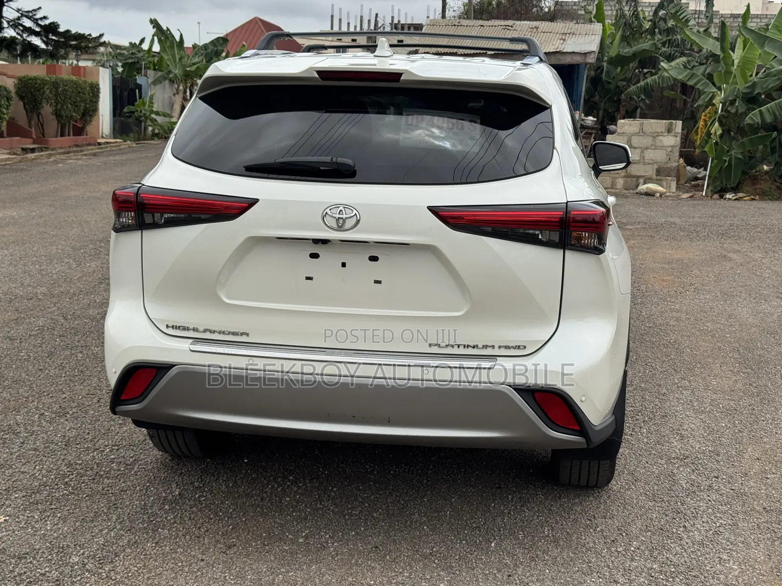 Toyota Highlander Platinum 2022 White