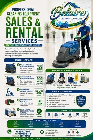 Floor Scrubber for Rent