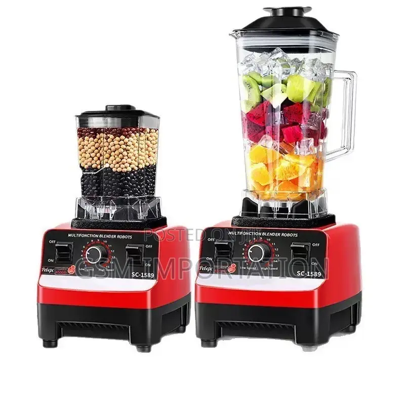 SILVER CREST LM-2.6L 2-in-1 Heavy Duty Commercial Blender,Professional