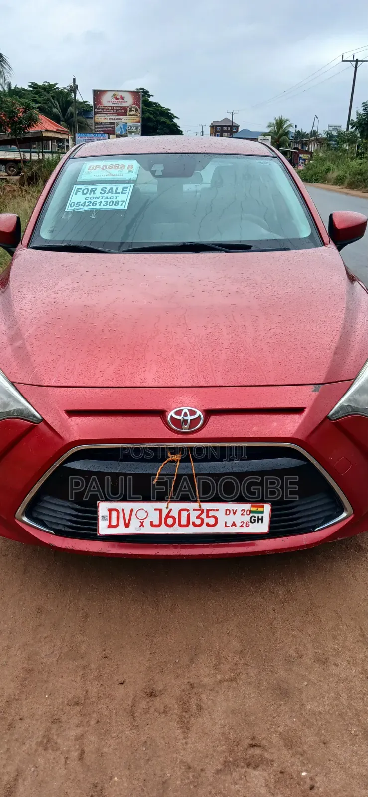 Toyota Yaris iA 1.5 FWD 2017 Red
