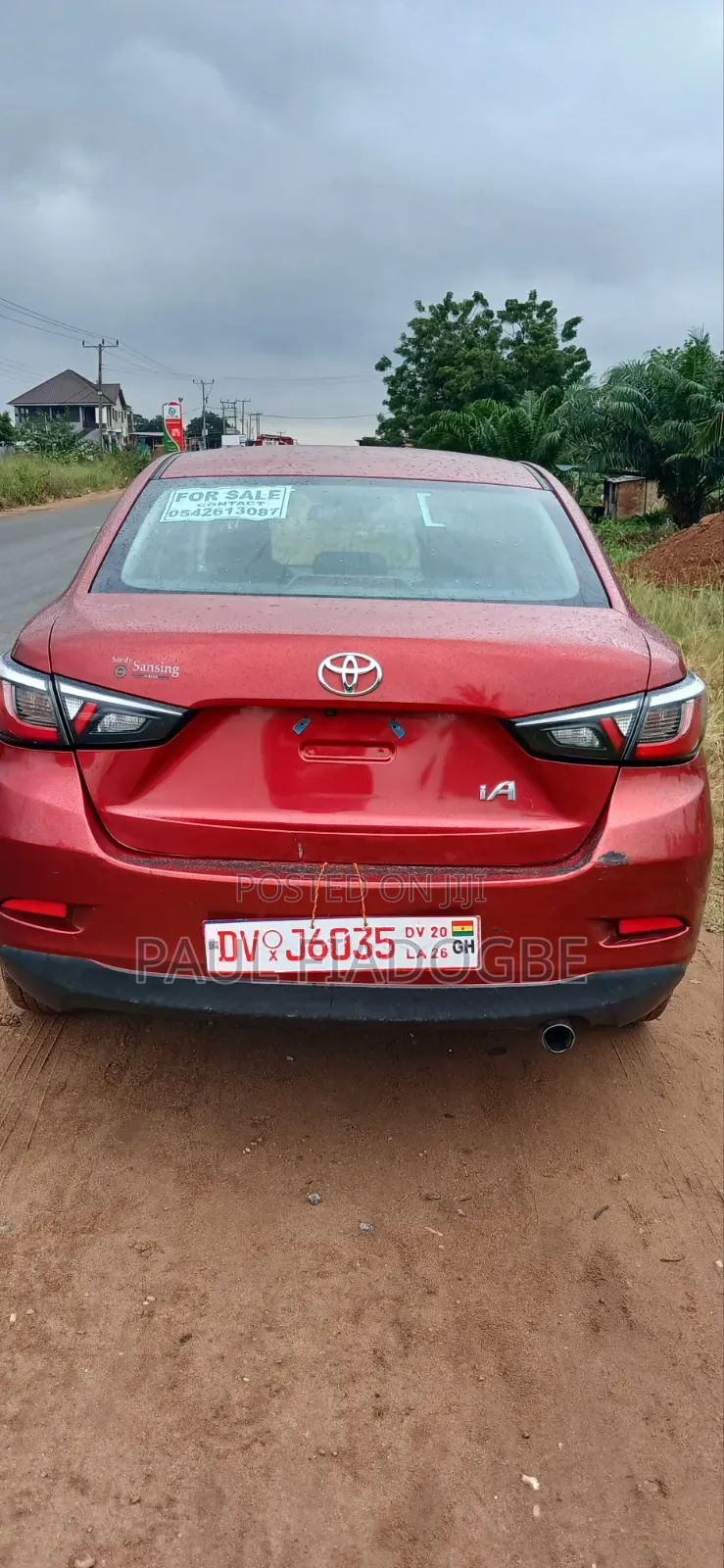 Toyota Yaris iA 1.5 FWD 2017 Red