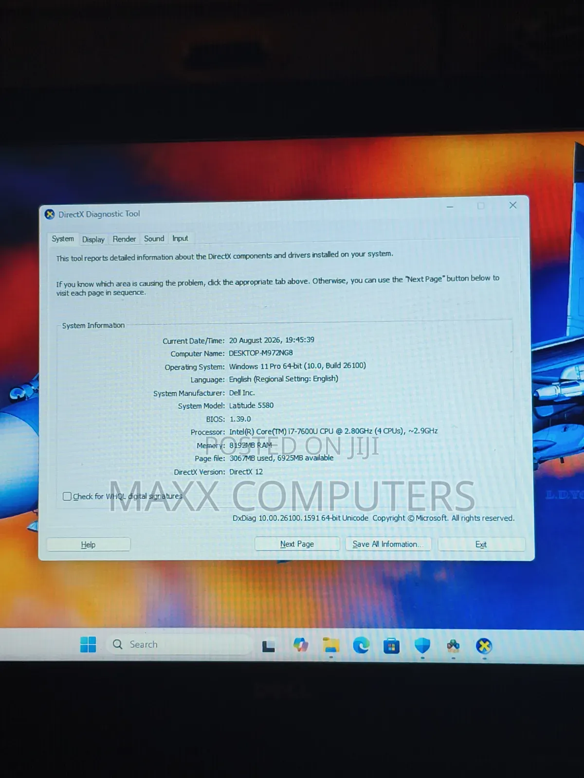 Laptop Dell Latitude 15 5580 8GB Intel Core i7 HDD+SSD 500GB