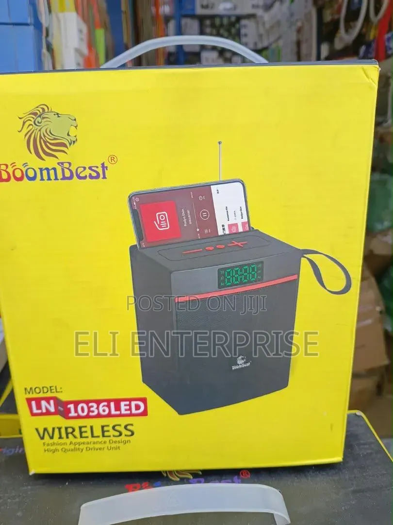 BoomBest LN-1036LED Wireless Bluetooth Speaker.