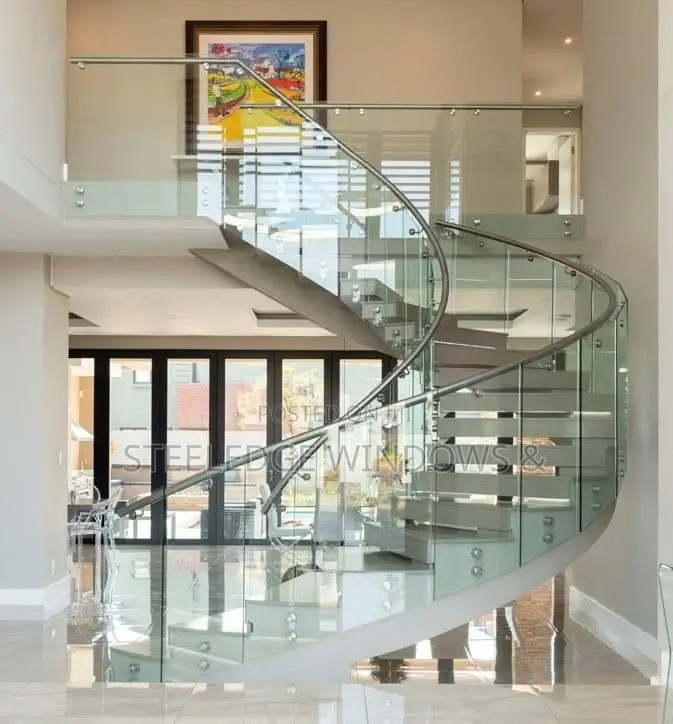 Balcony and Staircase Glass Design