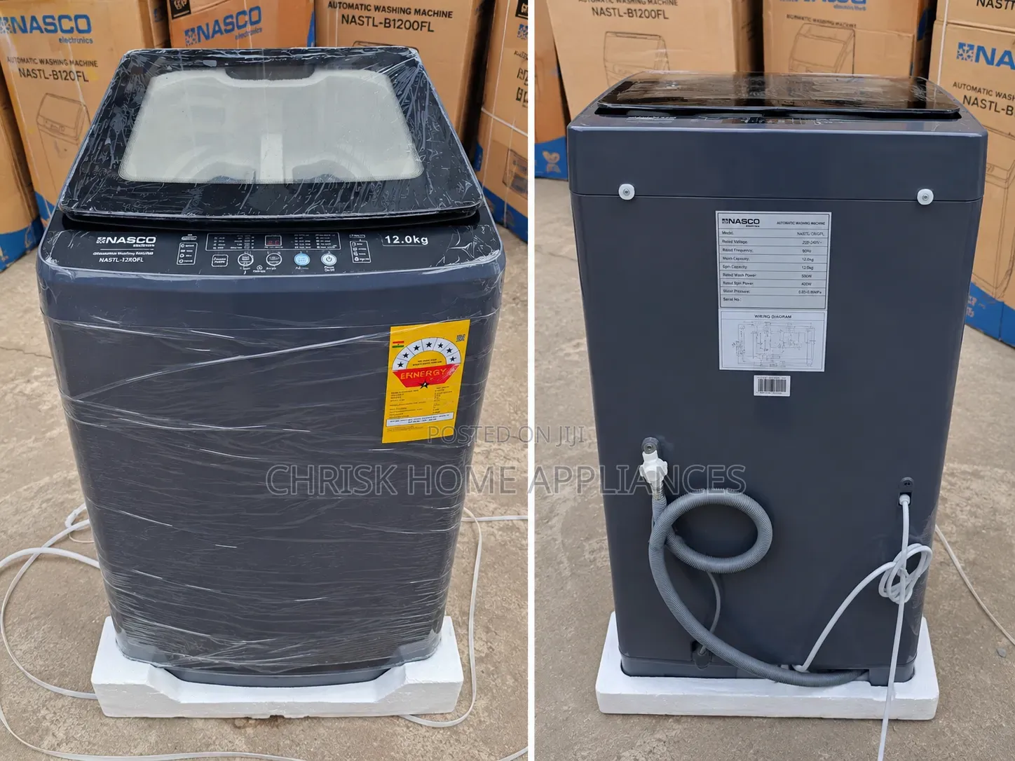 NASCO 12KG Fully Automatic Top Load Washing Machine