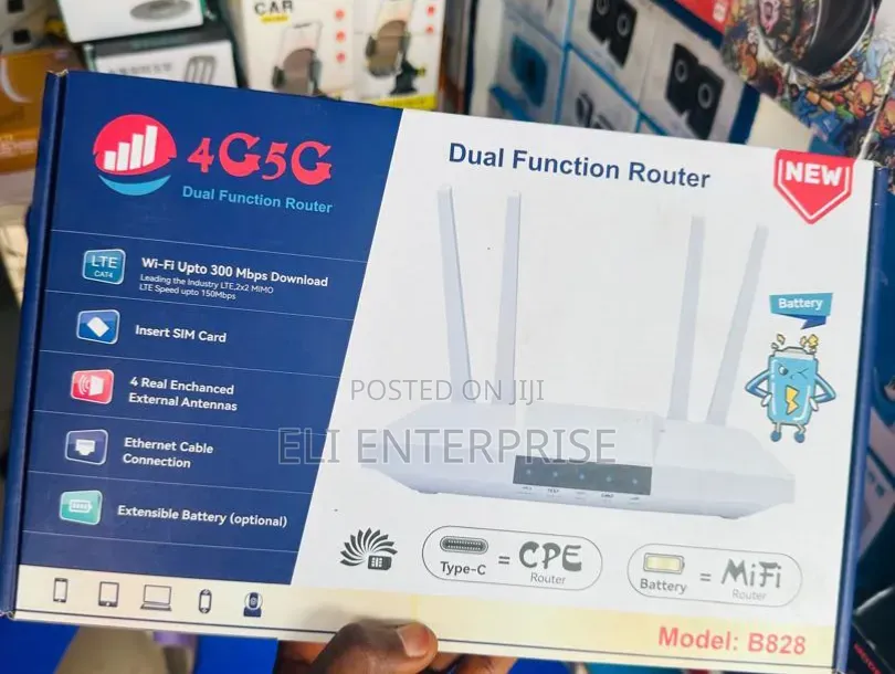 /5g Dual Function Wireless LTE Router (Model B828)