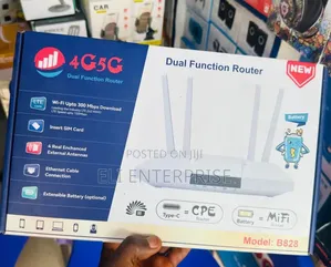 /5g Dual Function Wireless LTE Router (Model B828)