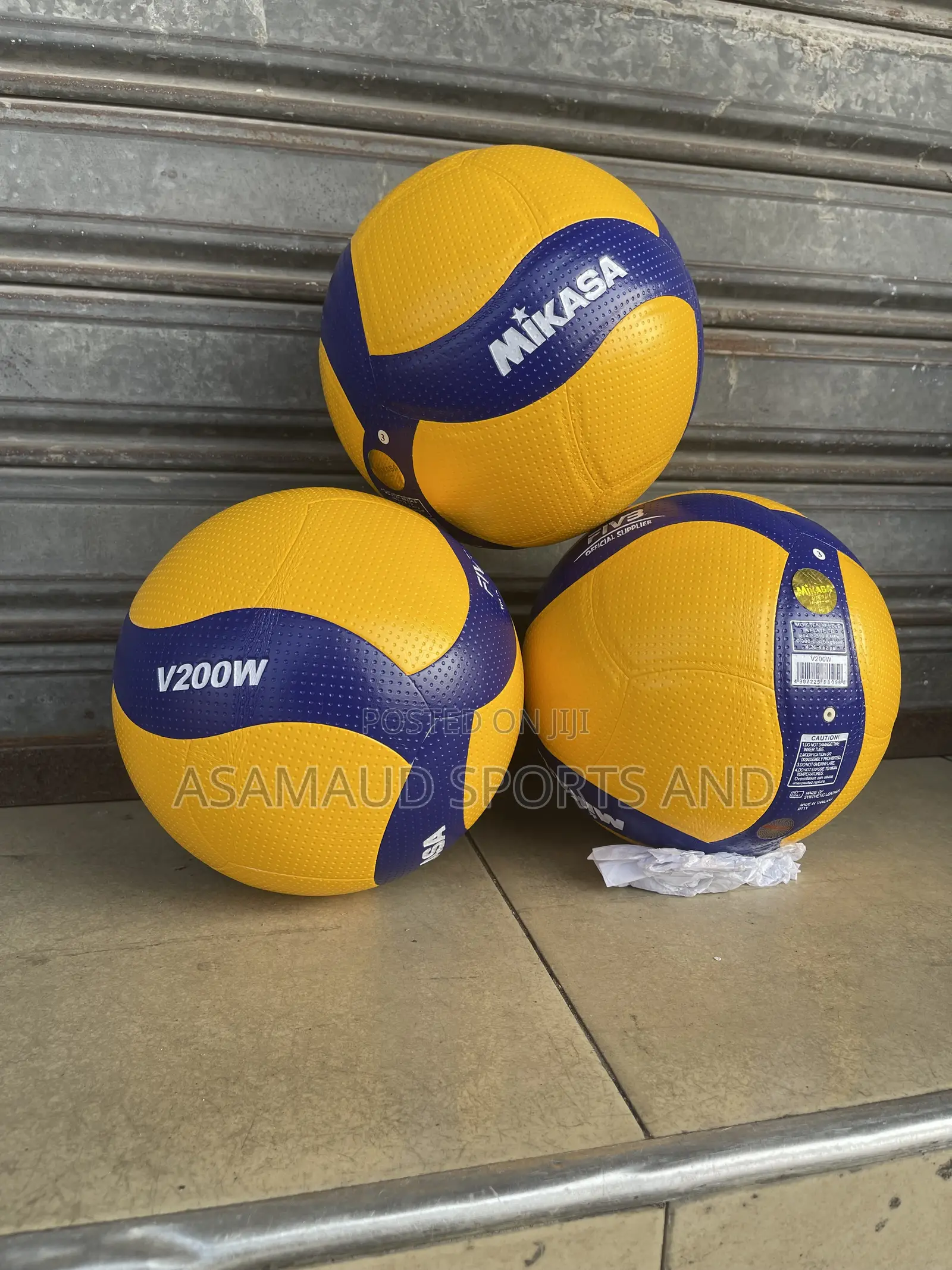 Original Mikasa Yellow Volleyball V200W Available