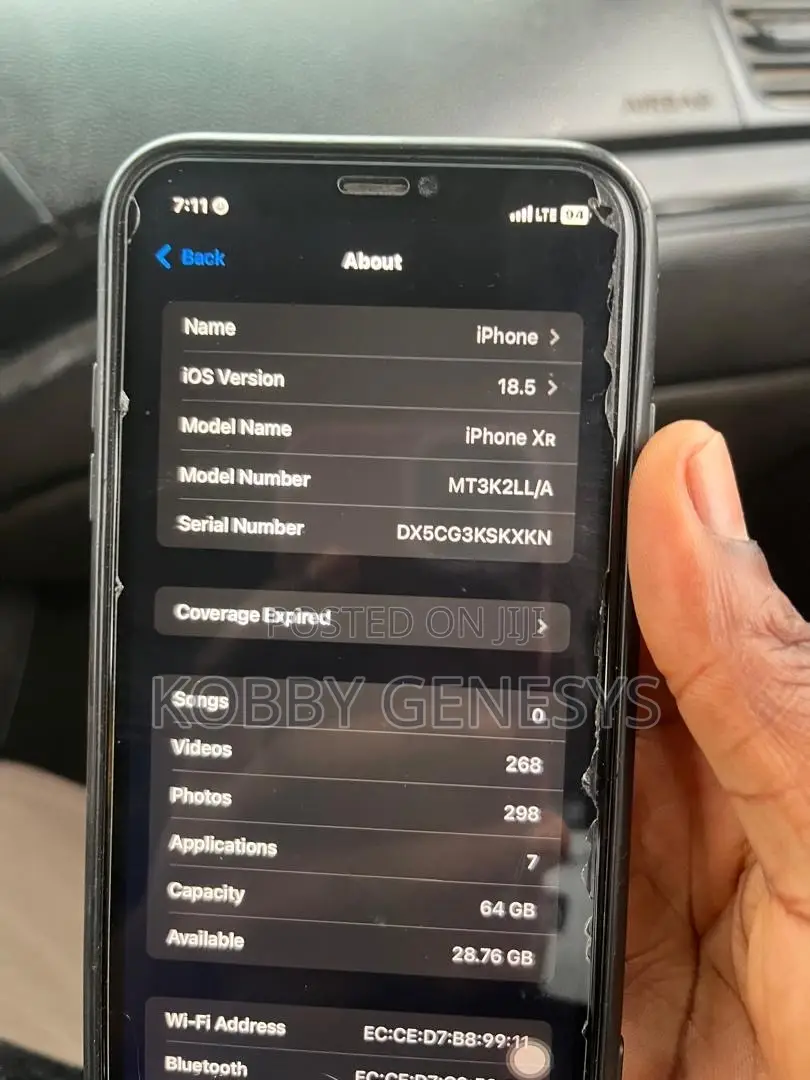 Apple iPhone XR 64 GB Black