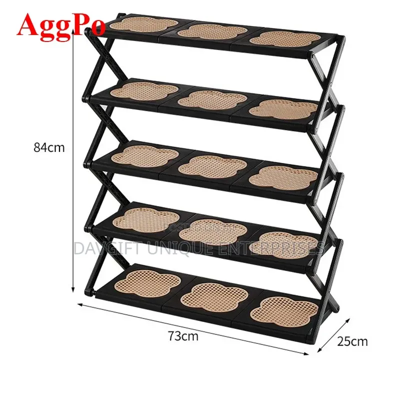 5tier Foldable Shoe Rack