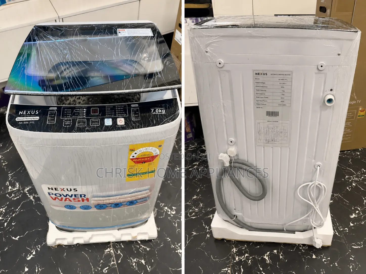 Nexus 7kg Top-Load Fully Automatic Washing Machine