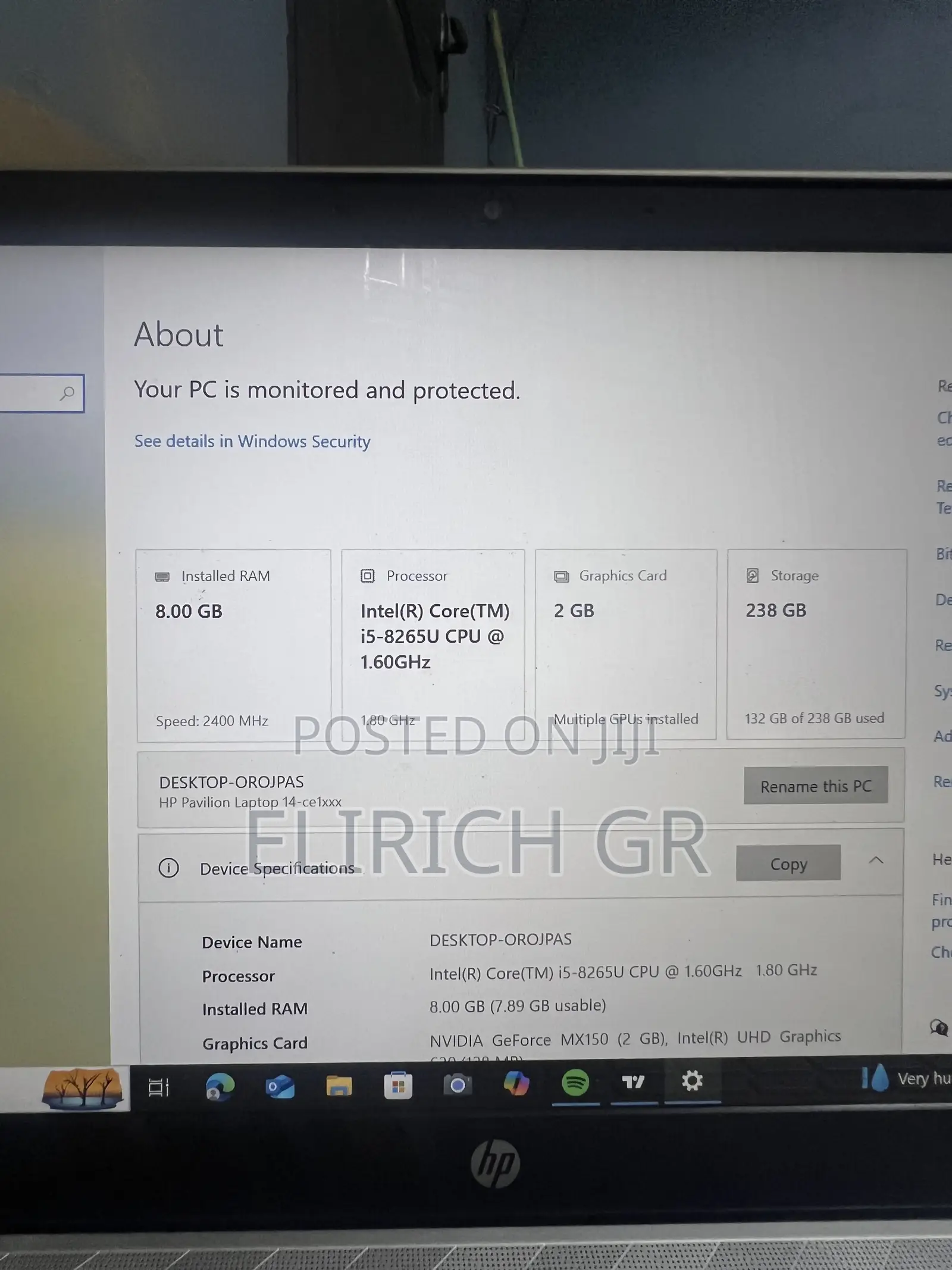 Laptop HP Pavilion 14 8GB Intel Core i5 SSD 256GB