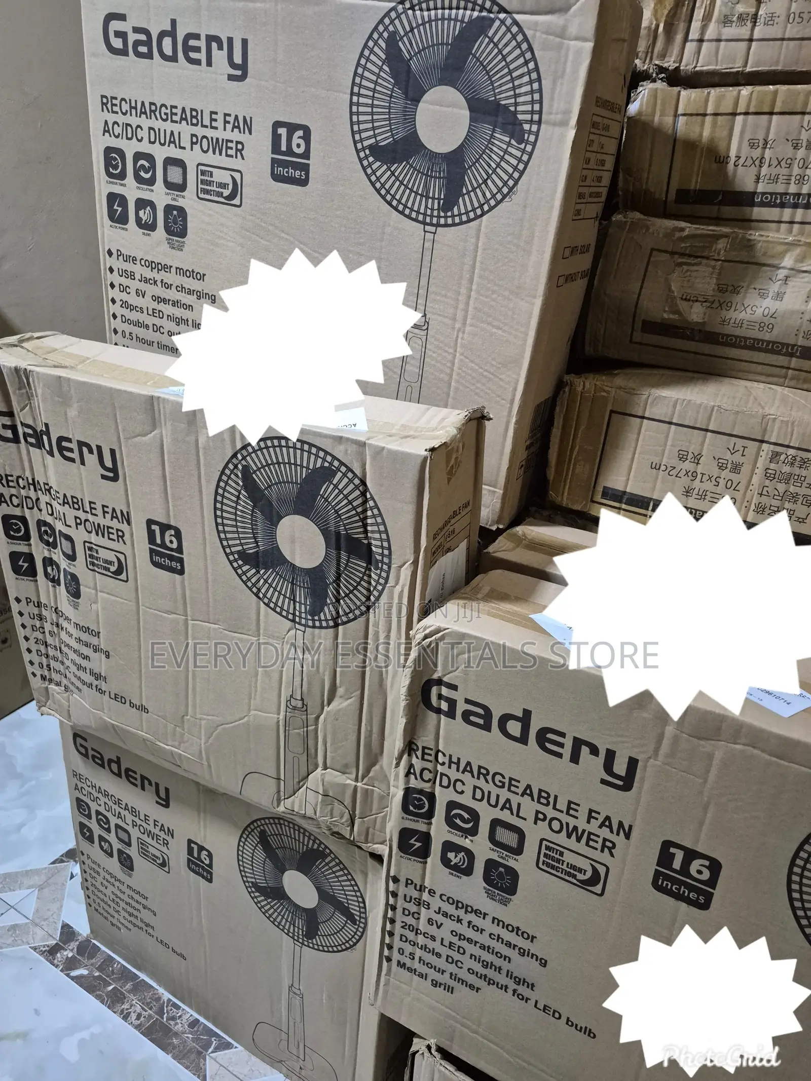 Rechargeable Standing Fan Wholesale and Retail