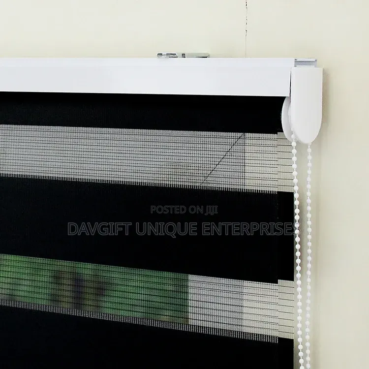 7ft Black Window Blind