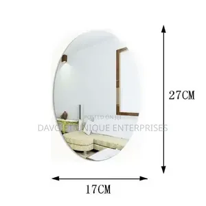 Foldable (Acrylic) Mirror (Oval Medium Size)