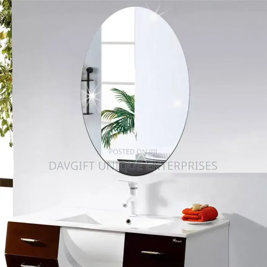 Foldable (Acrylic) Mirror (Oval Medium Size)